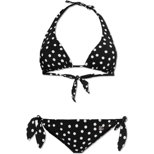 Patterned bikini , female, Sizes: S, XS - Dolce & Gabbana - Modalova