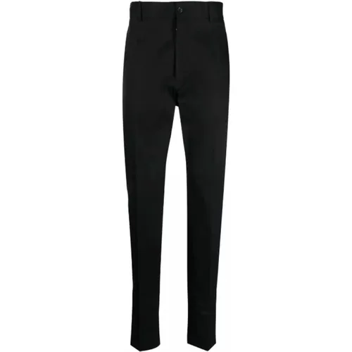 High-Waist Tailored Trousers , male, Sizes: XL, L - Dolce & Gabbana - Modalova