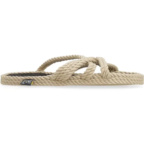 Raffia Trim Seilsandalen , Damen, Größe: 36 EU - Nomadic State of Mind - Modalova