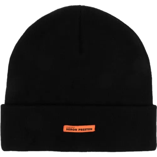 Classic Logo Beanie , male, Sizes: ONE SIZE - Heron Preston - Modalova