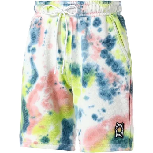 Tie-Dye Bermuda Shorts , Damen, Größe: XS - Puma - Modalova