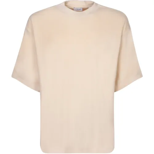 Baumwoll Rundhals T-Shirt Kurzarm - Burberry - Modalova