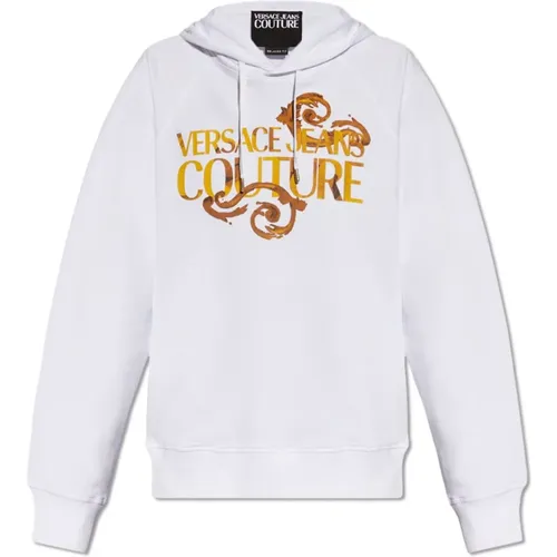 Bedruckter Hoodie , Herren, Größe: XL - Versace Jeans Couture - Modalova