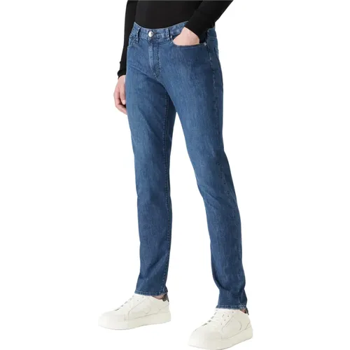 Stylische Denim Jeans für Männer , Herren, Größe: W31 - Emporio Armani - Modalova