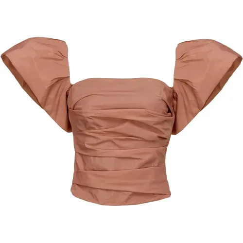 Elegant Taffeta Blouse , female, Sizes: S - pinko - Modalova