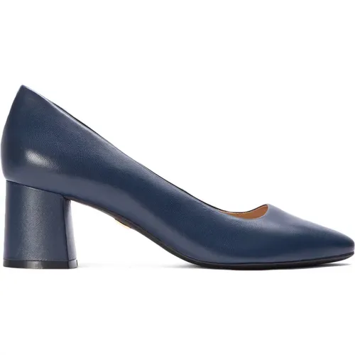 Damen marineblaue Pumps , Damen, Größe: 39 1/2 EU - Kazar - Modalova