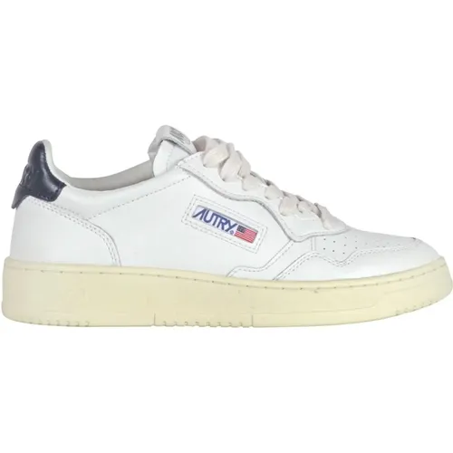 Leder-Sneakers mit Besticktem Logo - Autry - Modalova