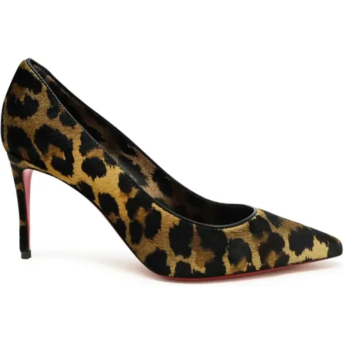 Leopard Pumps - Kate Style , female, Sizes: 3 1/2 UK, 6 UK, 3 UK, 4 UK, 5 1/2 UK, 4 1/2 UK - Christian Louboutin - Modalova