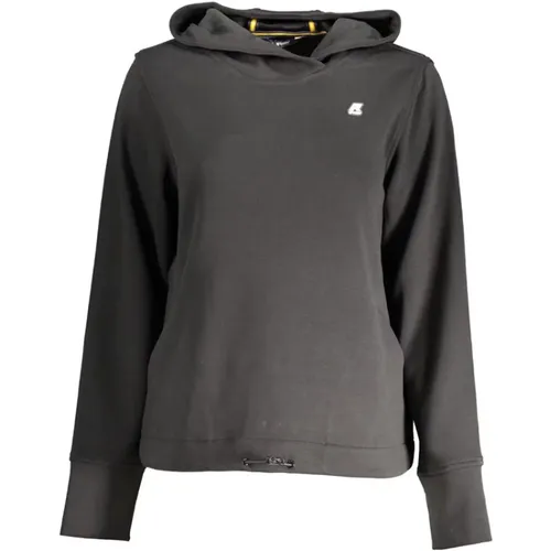 Hooded Sweatshirt with Technical Fabric , female, Sizes: XS, XL - K-way - Modalova