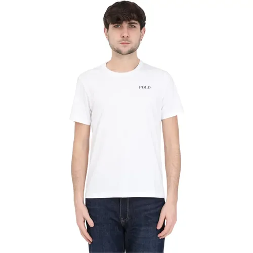 Weißes Logo T-Shirt , Herren, Größe: L - Ralph Lauren - Modalova
