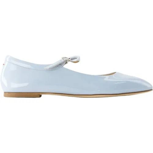 Leather Ballerinas with Ankle Strap , female, Sizes: 2 UK - aeyde - Modalova