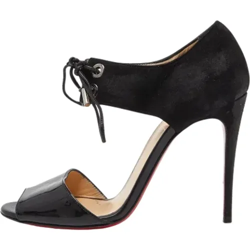 Pre-owned Leather sandals , female, Sizes: 3 1/2 UK - Christian Louboutin Pre-owned - Modalova