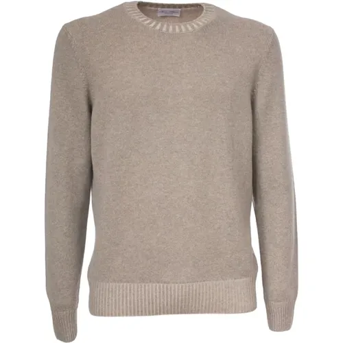 Slim Fit Crew Neck Cashmere Sweater , male, Sizes: 3XL - Gran Sasso - Modalova