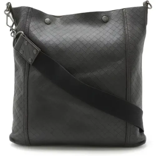 Pre-owned Leder schultertasche - Bottega Veneta Vintage - Modalova