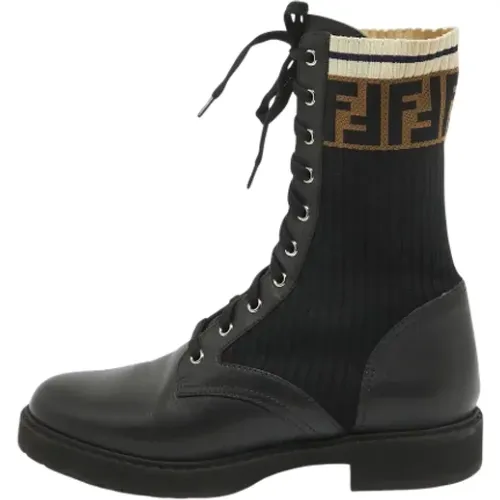 Pre-owned Stoff boots Fendi Vintage - Fendi Vintage - Modalova
