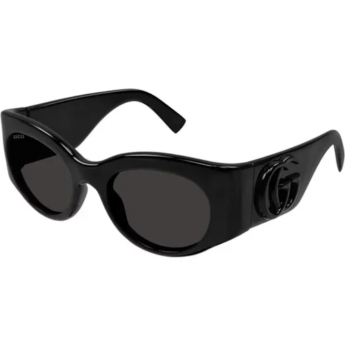 Schwarz Graue Sonnenbrille Gg1544S 001 - Gucci - Modalova