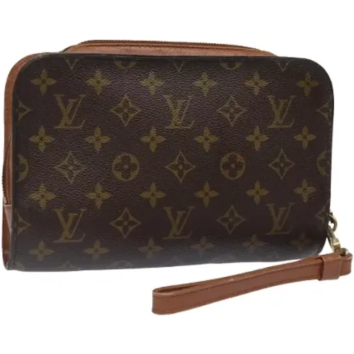 Pre-owned Canvas clutches , female, Sizes: ONE SIZE - Louis Vuitton Vintage - Modalova