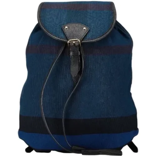 Pre-owned Canvas backpacks , female, Sizes: ONE SIZE - Burberry Vintage - Modalova