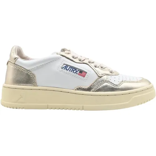 Platinum Low Top Sneakers , female, Sizes: 3 UK, 4 UK - Autry - Modalova