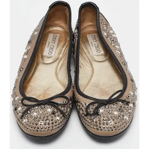 Pre-owned Leather flats , female, Sizes: 5 UK - Jimmy Choo Pre-owned - Modalova