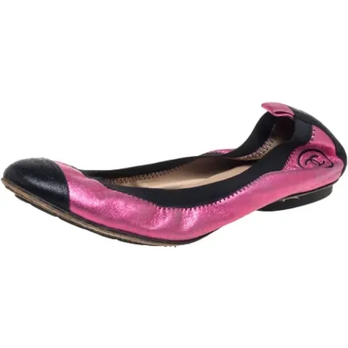 Pre-owned Leather flats , female, Sizes: 5 1/2 UK - Chanel Vintage - Modalova