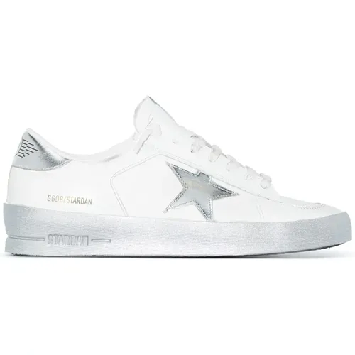 Weiße Sneakers Stilvoll Aw24 , Damen, Größe: 35 EU - Golden Goose - Modalova