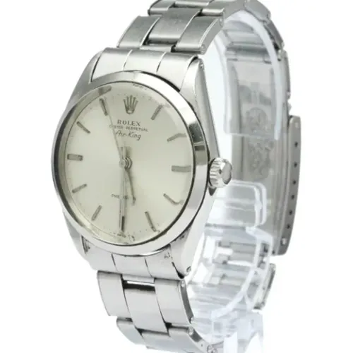 Pre-owned Stainless Steel watches , male, Sizes: ONE SIZE - Rolex Vintage - Modalova