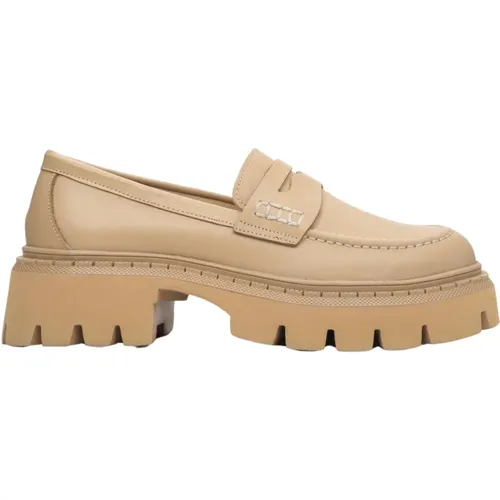 Damen Leder Loafers Er00113814 , Damen, Größe: 38 EU - Estro - Modalova