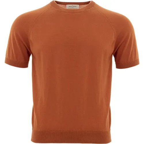 Half Sleeve Shirt , male, Sizes: L - Gran Sasso - Modalova