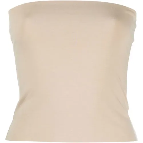 Beiger Top mit Stil , Damen, Größe: S - BRUNELLO CUCINELLI - Modalova