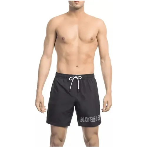 Elegante Badeshorts mit Grafikdruck - Bikkembergs - Modalova