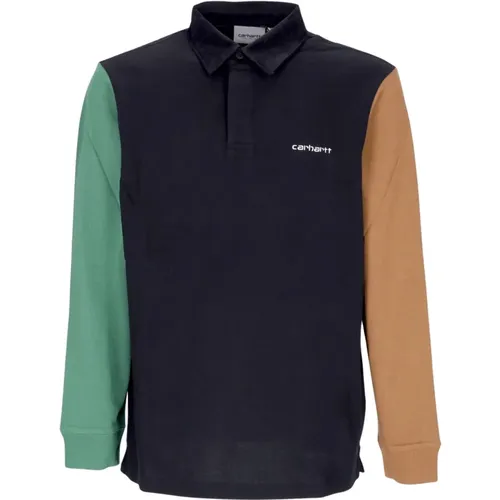 Velvet Collar Polo Rugby Shirt , male, Sizes: M, XL - Carhartt WIP - Modalova