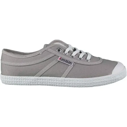 Original Canvas Schuh Verschiedene Beige , Herren, Größe: 40 EU - Kawasaki - Modalova