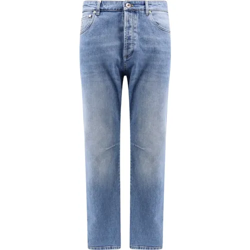 Men's Clothing Jeans Ss24 , male, Sizes: M - BRUNELLO CUCINELLI - Modalova