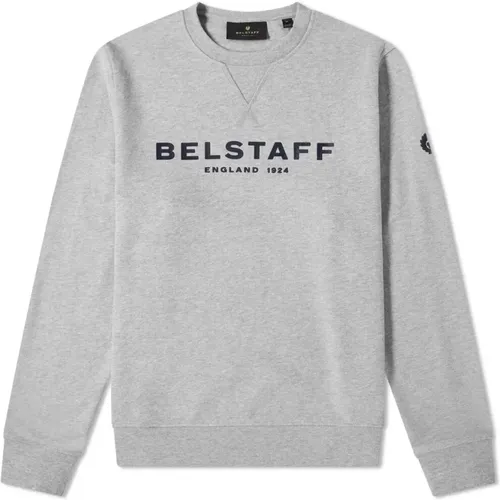 Herren Bouclé Baumwoll-Sweatshirt , Herren, Größe: L - Belstaff - Modalova