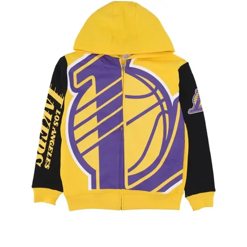 Lakers Hoodie Full Zip Sweatshirt , male, Sizes: XL - Nike - Modalova