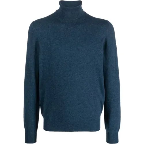 Blaue Sweatshirts für Männer Aw23 , Herren, Größe: M - Barba - Modalova