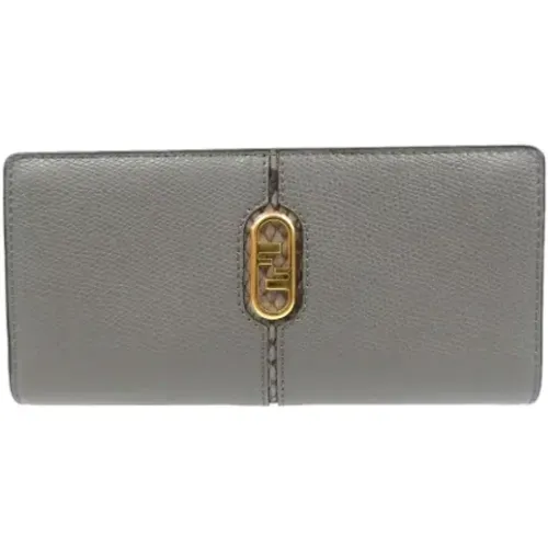 Pre-owned Leather wallets , female, Sizes: ONE SIZE - Fendi Vintage - Modalova