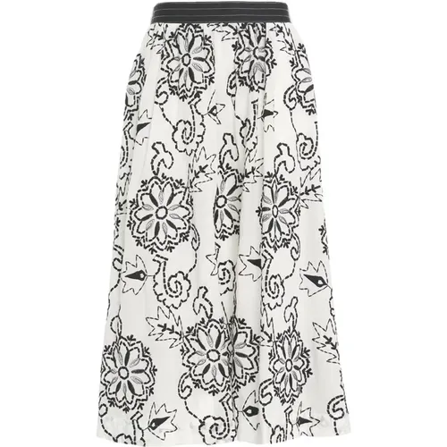 Women's Clothing Skirts White Ss24 , female, Sizes: XS, S, M - Kaos - Modalova
