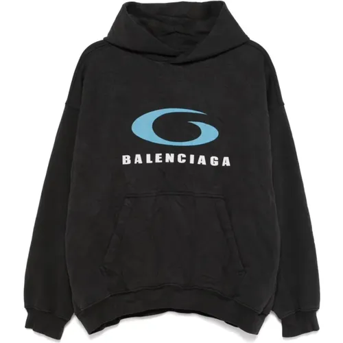 Schwarze Pullover für Männer - Balenciaga - Modalova