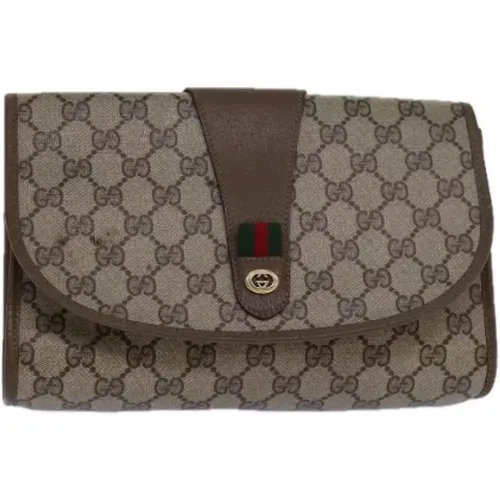 Pre-owned Leder clutches - Gucci Vintage - Modalova