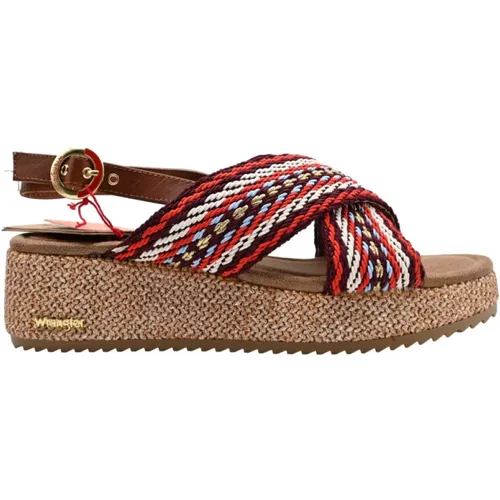 Moonlight Rote Sandalen , Damen, Größe: 37 EU - Wrangler - Modalova