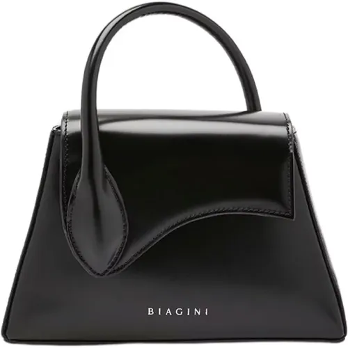 Schwarze Lederhandtasche Biagini - Biagini - Modalova