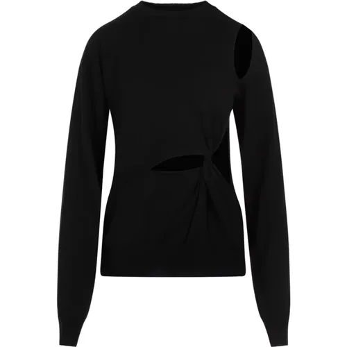 Cutout Wool Sweater , female, Sizes: S, M, XS - SPORTMAX - Modalova