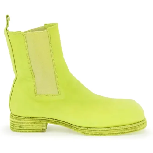 Fluoreszierende Leder Chelsea Stiefeletten - Guidi - Modalova