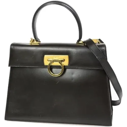 Pre-owned Leder Handtaschen , Damen, Größe: ONE Size - Salvatore Ferragamo Pre-owned - Modalova