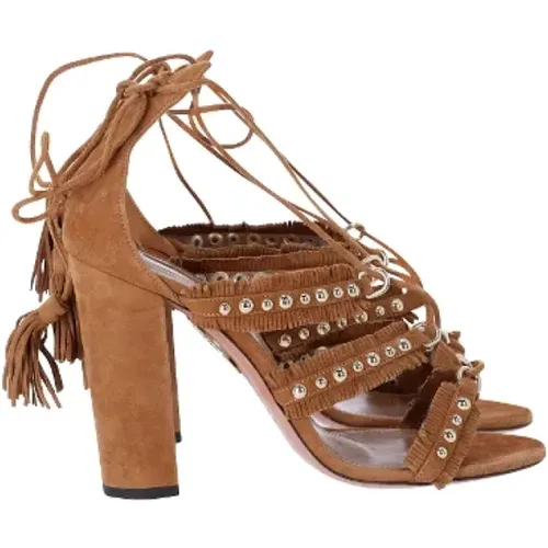 Pre-owned Wildleder heels - Aquazzura Pre-owned - Modalova