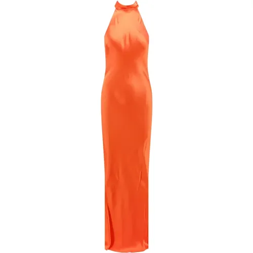 Sleeveless Dress with Open Back , female, Sizes: XS, M - Semicouture - Modalova