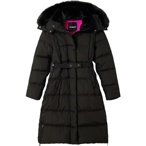 Womens Puffer Jacket , female, Sizes: M - Desigual - Modalova