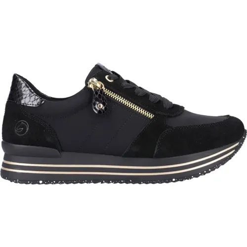 Casual Closed Sneakers for Women , female, Sizes: 4 UK, 7 UK, 6 UK, 8 UK, 5 UK - Remonte - Modalova